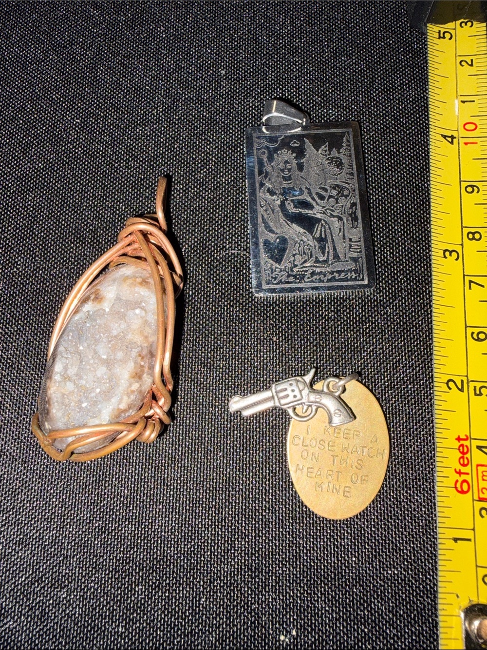 Handcrafted Copper Wire Wrapped Druzy Pendant,Empress pendant, protector pendant
